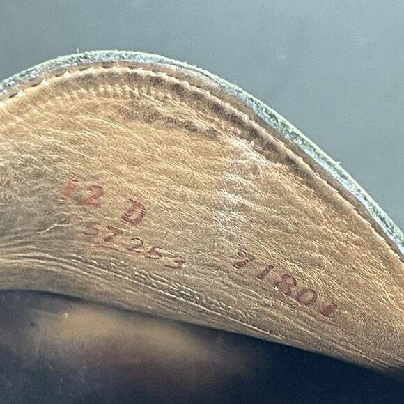 Allen Edmond Shoes Men 12 D Boulder Leather Slip On Loafers Comfort Driving - Picture 11 of 12